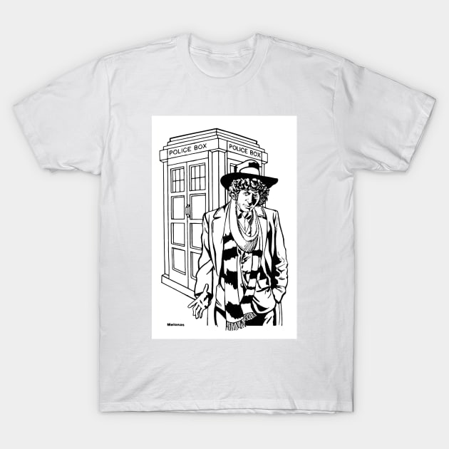 Lord from the planet Gallifrey / The Protagonist /by Peter Melonas T-Shirt by fancifullart